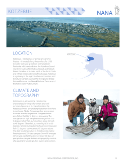 kotzebue - NANA Regional Corporation