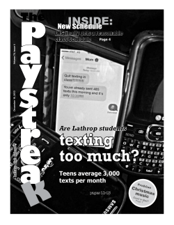texting too much? - Paystreak