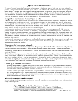 asiento “booster”