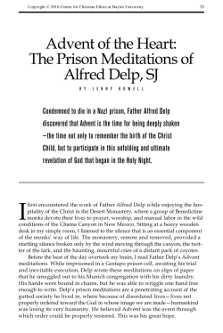 Advent of the Heart: The Prison Meditations of