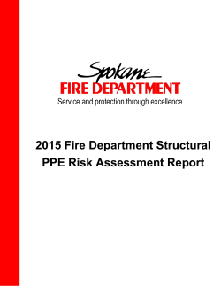 2015 Fire Department Structural PPE Risk