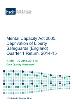 Mental Capacity Act 2005, Deprivation of Liberty Safeguards