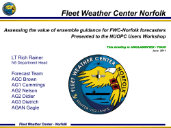 FWC Norfolk Command Brief