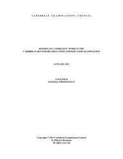 caribbeanexaminations council
