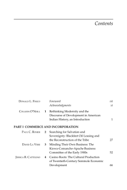 TOC and sample chapter - University Press of Colorado