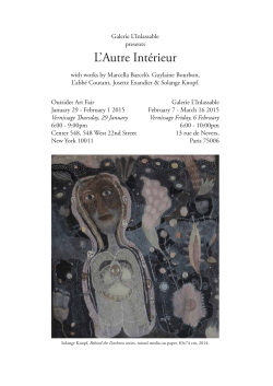 L`Autre Int&eacute;rieur - Le Poignard Subtil