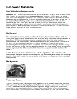 Rosewood Massacre - Historyteacher.net