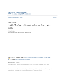 1898: The Start of American Imperialism, or its End?