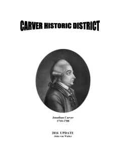 Carver Historic District Book