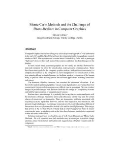 Monte Carlo Methods and the Challenge of Photo