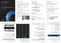 Capture Drive LED Home Screen ARRIRAW Record Times Open