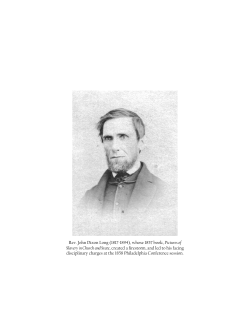 "Abolitionist on Trial: Rev. John D. Long and the