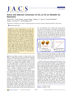 Active and Selective Conversion of CO to CO on