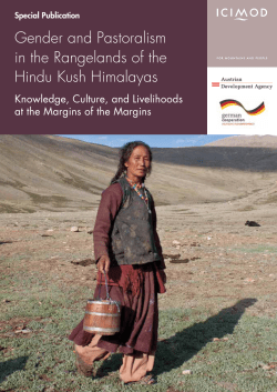 Gender and Pastoralism in the Rangelands of the Hindu Kush