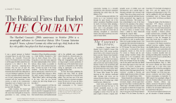The Political Fires that Fueled The Courant