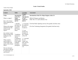 Curriculum Map