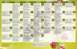 August 2016 - Twining Village