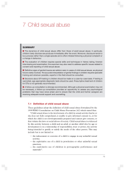 7 Child sexual abuse - World Health Organization
