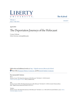 The Deportation Journeys of the Holocaust