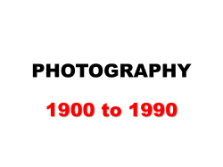 Photographic History - Reigate Photographic Society