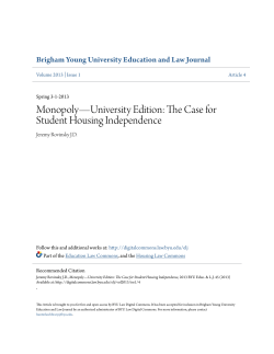 The Case for Student Housing Independence