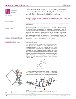 Crystal structure of (&plusmn;)-(3aR, 5R, 8bR)-5-hydroperoxy-2-phenyl