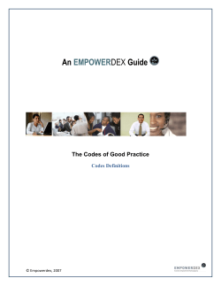 An EMPOWERDEX Guide