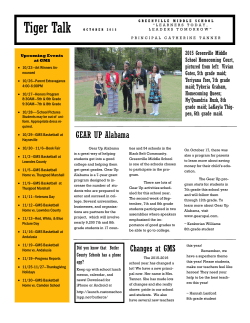 Tiger Talk - Butler County Schools