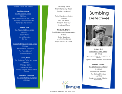 Bumbling Detectives - Beaverton City Library, OR