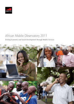 African Mobile Observatory 2011