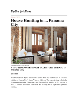 House Hunting in Panama City