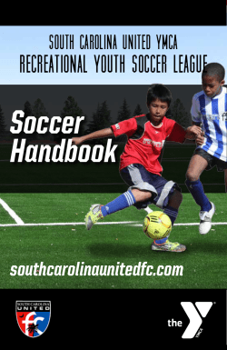 Soccer Handbook - YMCA of Columbia