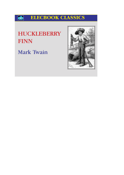 Mark Twain: Huckleberry Finn