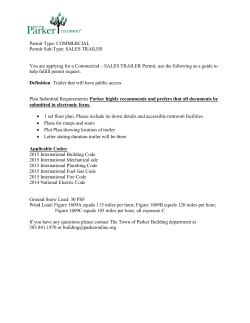 Sales Trailer - Town of Parker