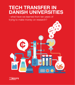 tech transfer in danish universities