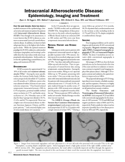Intracranial Atherosclerotic Disease: Epidemiology