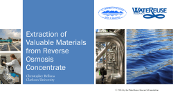Extraction of Valuable Materials from Reverse