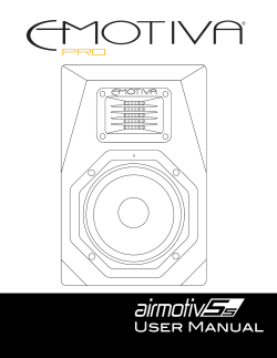 Connecting your airmotiv 5s monitors to a computer
