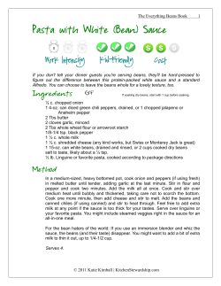 Pasta with White (Bean) Sauce