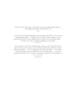 On Myth and pre-Classical History