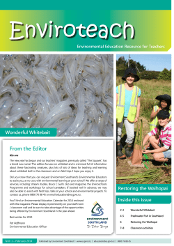 Newsletter - Enviroteach - February 2014