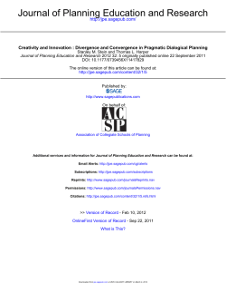 Creativity and Innovation - Faculty of Environmental Design