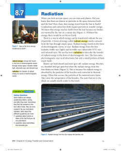 8.7 Radiation