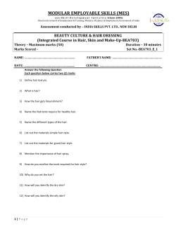 MODULAR EMPLOYABLE SKILLS (MES)