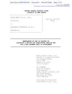 UNITED STATES DISTRICT COURT DISTRICT OF NEW