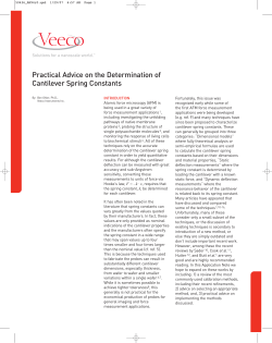 Practical Advice on the Determination of Cantilever Spring Constants