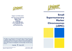 Small supernumerary marker chromosomes (sSMC) FTNS.pub
