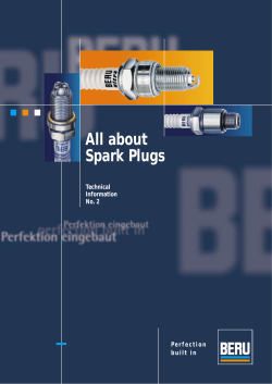 Fitting the spark plugs