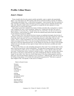 Profile: Lilian Moore