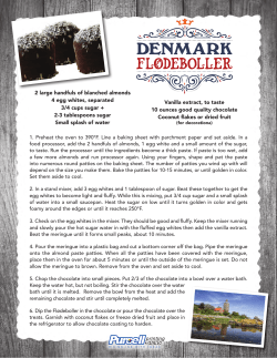 2 large handfuls of blanched almonds 4 egg whites